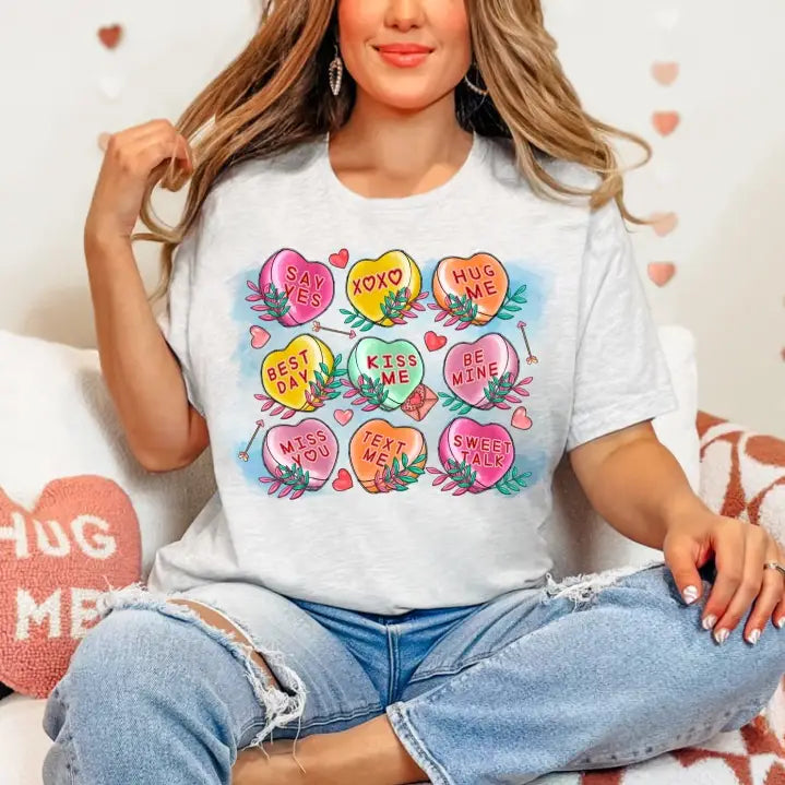 Conversation Hearts Tee